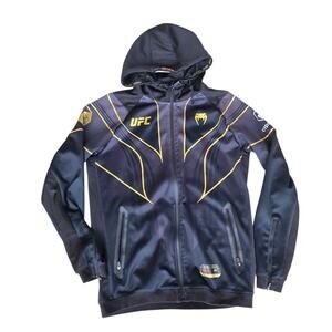UFC Venum Cripto Full Zip Black - Gold  (Personalized?) Hoodie Men's Size medium